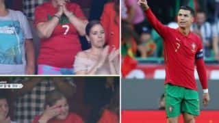 Cristiano Ronaldo's Mother Breaks Down After Portugal Stalwart's Sensational Goal Against Switzerland: Watch